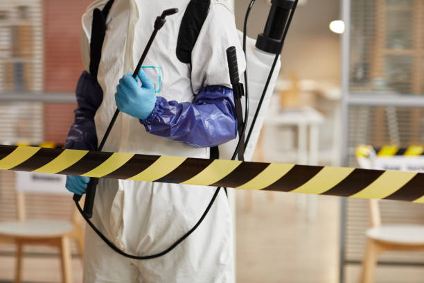 Professional Biohazard technician working in Moreland, GA